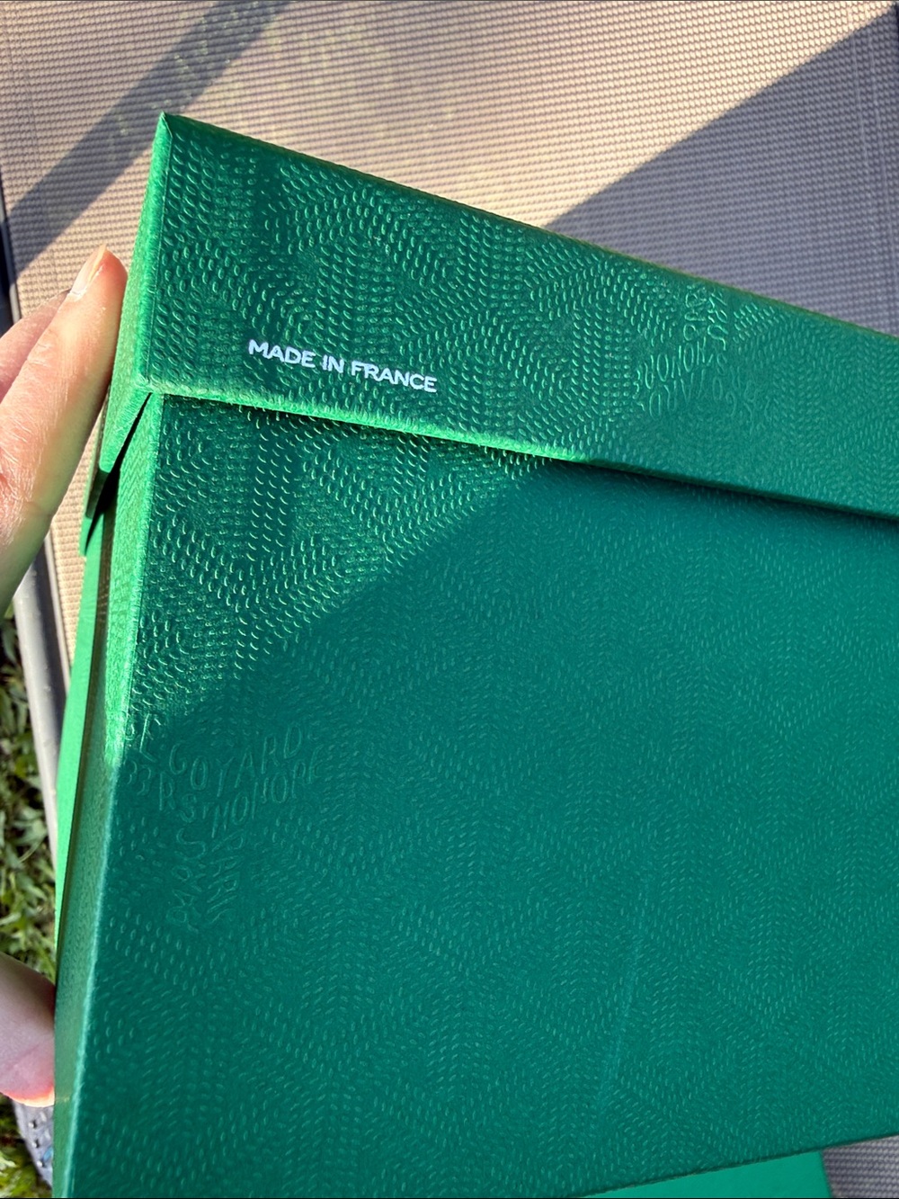 Authentic Goyard Box with Ribbon - Picture 3 of 6